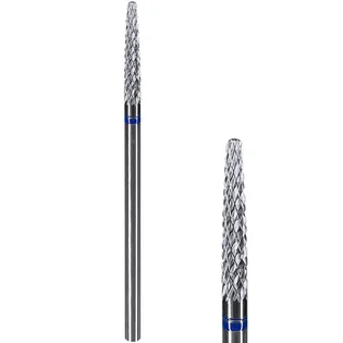Твердосплавна насадка Mart, Конус, Blue, 2.2×14 мм