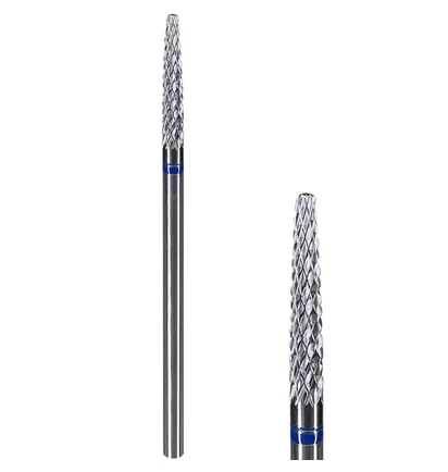 Твердосплавна насадка Mart, Конус, Blue, 2.2×14 мм