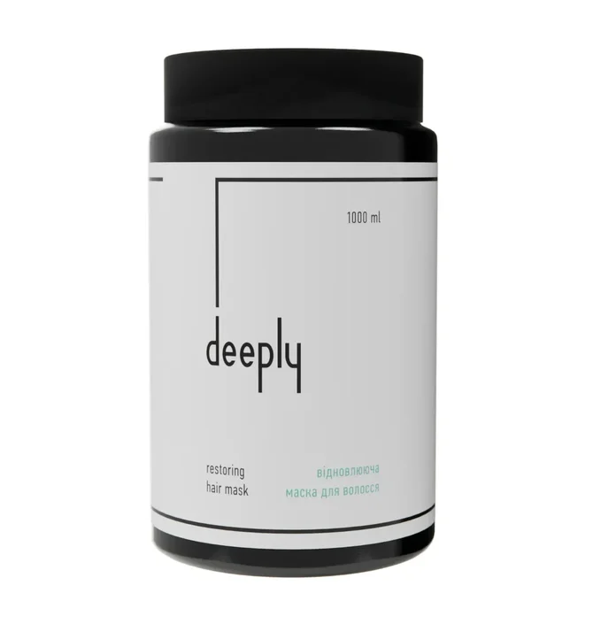 Відновлювальна маска для волосся Deeply Restoring Hair Mask, 1000 мл