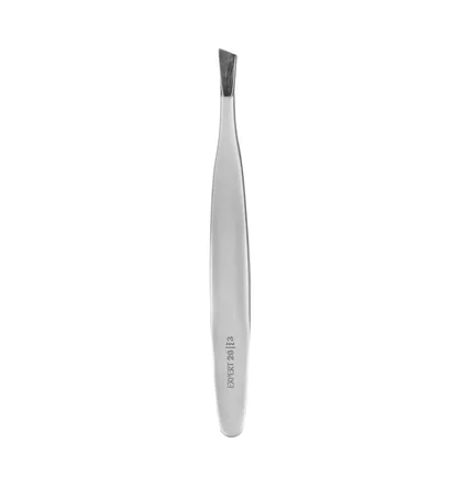 Пінцет для брів Staleks Expert 20 Type 3, з широкими скошеними кромками