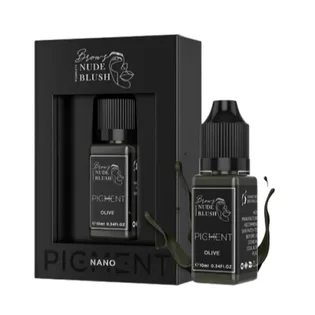 Пігмент для перманентного макіяжу Nude Blush Brows Nano Pigment, Olive, 10 мл