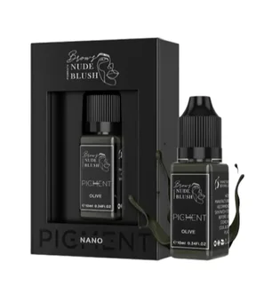Pigment do makijażu permanentnego Nude Blush Brows Nano, Olive, 10 ml