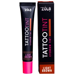 Фарба для брів та вій ZOLA Tattoo Tint, Light Brown, 15 мл