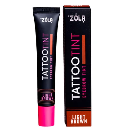 Фарба для брів та вій ZOLA Tattoo Tint, Light Brown, 15 мл