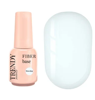 База для гель-лаку Trendy Nails Fiber Base, Dew Drop, HEMA/TPO free, 15 мл