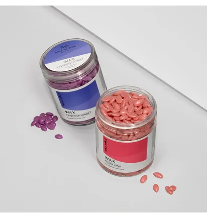 Віск у гранулах для брів та обличчя Nikk Mole, Peony Pink, 100 г