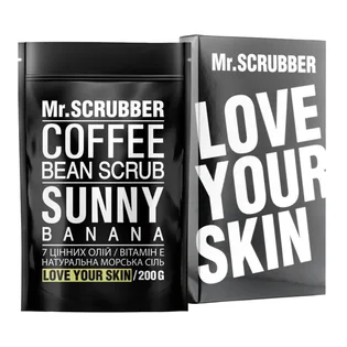 Кавовий скраб для тіла Mr.Scrubber, Sunny Banana, 200 г