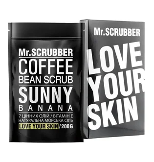 Кавовий скраб для тіла Mr.Scrubber, Sunny Banana, 200 г