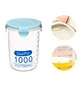 Plastikowy pojemnik z hermetyczną pokrywką, błękitny, 800 ml