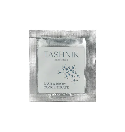 Odbudowujący koncentrat do rzęs i brwi Tashnik, saszetka, 3 ml