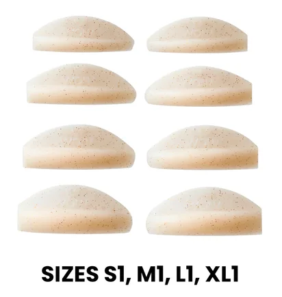 Набір валиків для ламінування вій Wona Absolut Silicone Pads, 8 пар