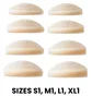 Набір валиків для ламінування вій Wona Absolut Silicone Pads, 8 пар