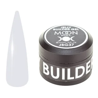 Żel-galaretka do przedłużania paznokci Moon Full Builder #37, jasnobłękitny, 30 ml
