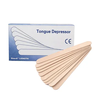 Дерев'яні шпателі для депіляції Tongue Depressor, 100 шт
