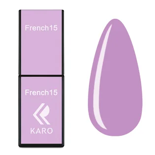 Гель-лак кольоровий Karo French #015, 8 мл