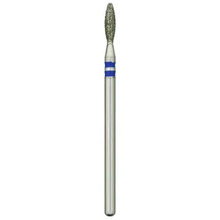 Diamond Nail Drill Bit Nisima, Flame P873m023, 2.3 mm, blue