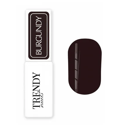 Гель-лак Trendy Nails Vintage Chic Gel Polish, Burgundy, HEMA/TPO free, 8 мл