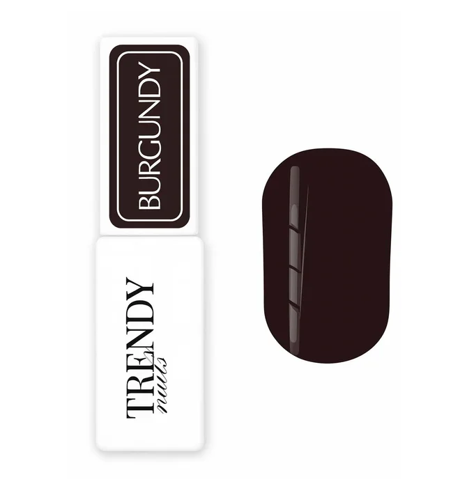 Гель-лак Trendy Nails Vintage Chic Gel Polish, Burgundy, HEMA/TPO free, 8 мл