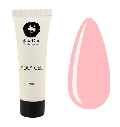 Полігель для нарощування нігтів SAGA Professional Poly Gel New #03, 30 мл
