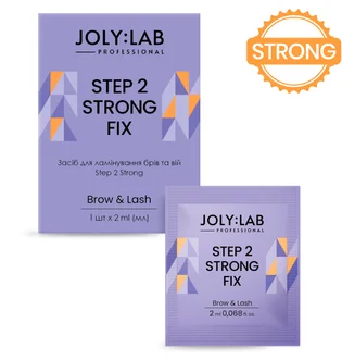 Средство для ламинирования бровей и ресниц JolyLab Strong, Step 2, 2 мл