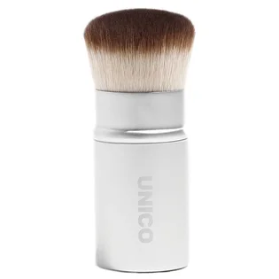Пензлик-кабуки Unico Kabuki Brush Vegan для пудри, сірий