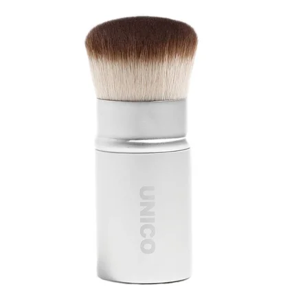 Пензлик-кабуки Unico Kabuki Brush Vegan для пудри, сірий