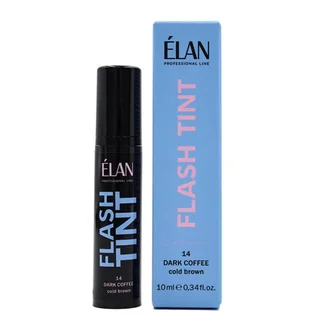 Фарба для брів ELAN Flash Tint Dark Coffee Cold Brown #14, 10 мл