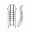 Набір верхніх форм для нарощування Karo Large Square, 120 шт