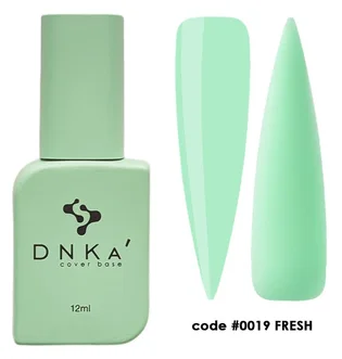 Камуфлююча база для нігтів DNKa' Cover Rubber Base French #0019 Fresh, 12 мл