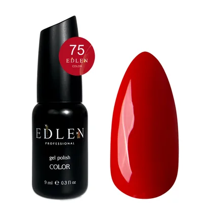 Гель-лак для нігтів Edlen Color #075, 9 мл