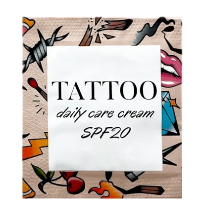 Tattoo Healing Cream After Film Mark Ecopharm Daily Care SPF20, sachet, 5 ml