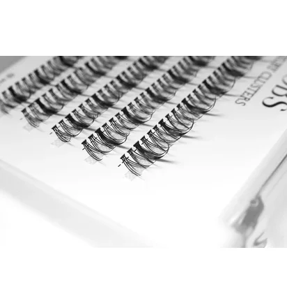 Накладные пучковые ресницы WoBs Fairy Lashes 20D, толщина 0.07, длина 8 мм, 200 шт