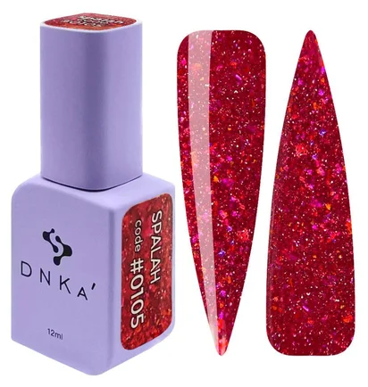 Светоотражающий гель-лак для ногтей DNKa' Gel Polish Spalah #0105, 12 мл
