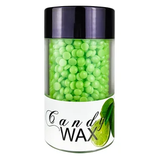 Синтетичний відновлюваний віск у гранулах Permanent Lash&Brow Candy Wax, Лайм, 110 г
