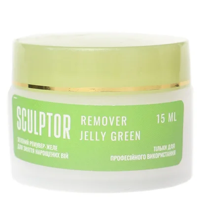 Żelowy remover do rzęs Sculptor Jelly Green, 15 ml