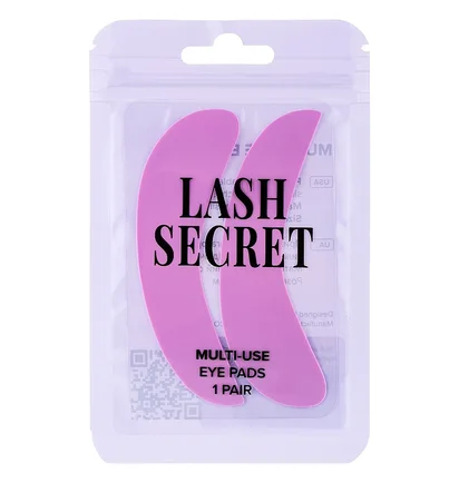 Многоразовые силиконовые патчи Lash Secret, фиолетовые, 1 пара