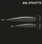 Набір типс для нарощування нігтів Adore Professional SPLETNIца XXL Gel Tips Stiletto, 240 шт