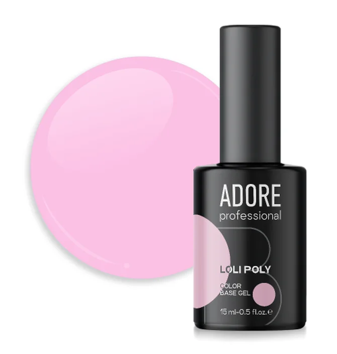 Кольорова полібаза для дизайну нігтів Adore Professional Loli Poly Base №04 Bloom, 15 мл