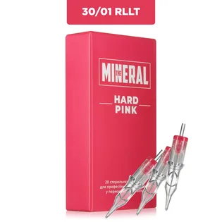 Набір картриджів для татуажу The Mineral 30/01 RLLT Hard Pink, 20 шт