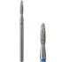 Алмазна насадка Mart, Полум'я Тупе, Blue, 2.3×8 мм