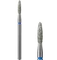 Алмазна насадка Mart, Полум'я Тупе, Blue, 2.3×8 мм