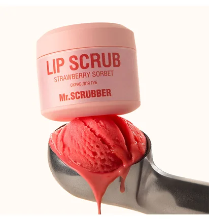 Скраб для губ Mr.Scrubber Lip Scrub, Strawberry Sorbet, 35 г