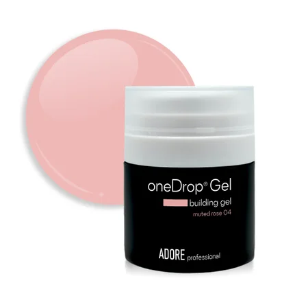 Гель для нарощування нігтів Adore Professional One Drop Gel №04 Muted Rose, 30 г
