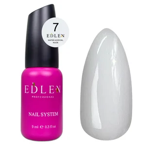 Акрил-гель для нігтів Edlen Water Acrygel Nude #07, 9 мл