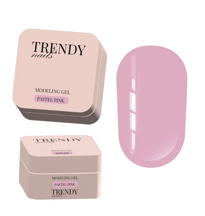 Żel modelujący Trendy Nails, Pastel Pink, 15 ml