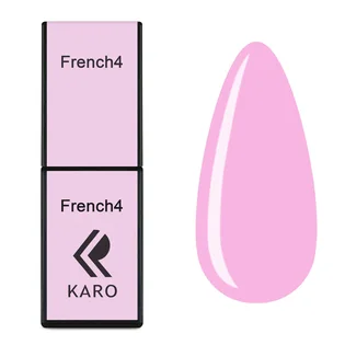 Гель-лак кольоровий Karo French #4, 8 мл