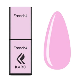 Kolorowy lakier hybrydowy Karo French #4, 8 ml