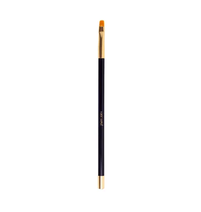Płaski pędzel do farbowania brwi Nikk Mole Golden Black #12