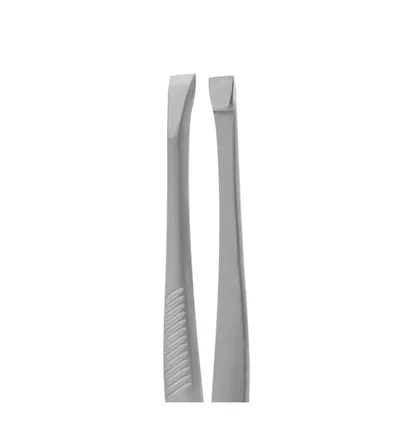 Пинцет для бровей Staleks Classic 10 Type 1, широкий, прямой