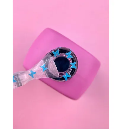 Топ для гель-лаку без липкого шару Luna Moon Top Butterfly Blue, 13 мл